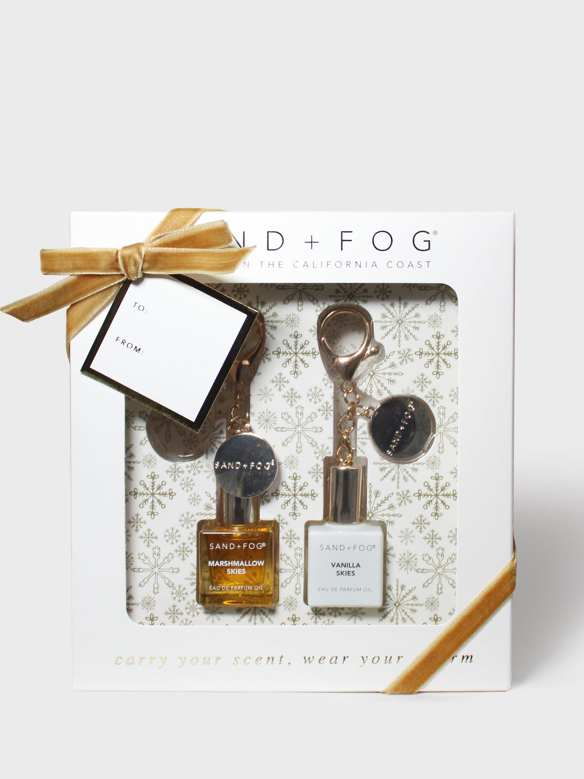 Bag Charm Perfume Oil Rollerball Set - Marshmallow Skies + Vanilla Skies