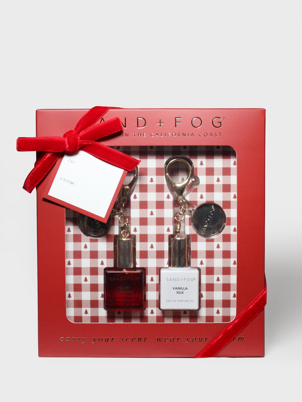 Bag Charm Perfume Oil Rollerball Set - Velvet Blossom + Vanilla Silk