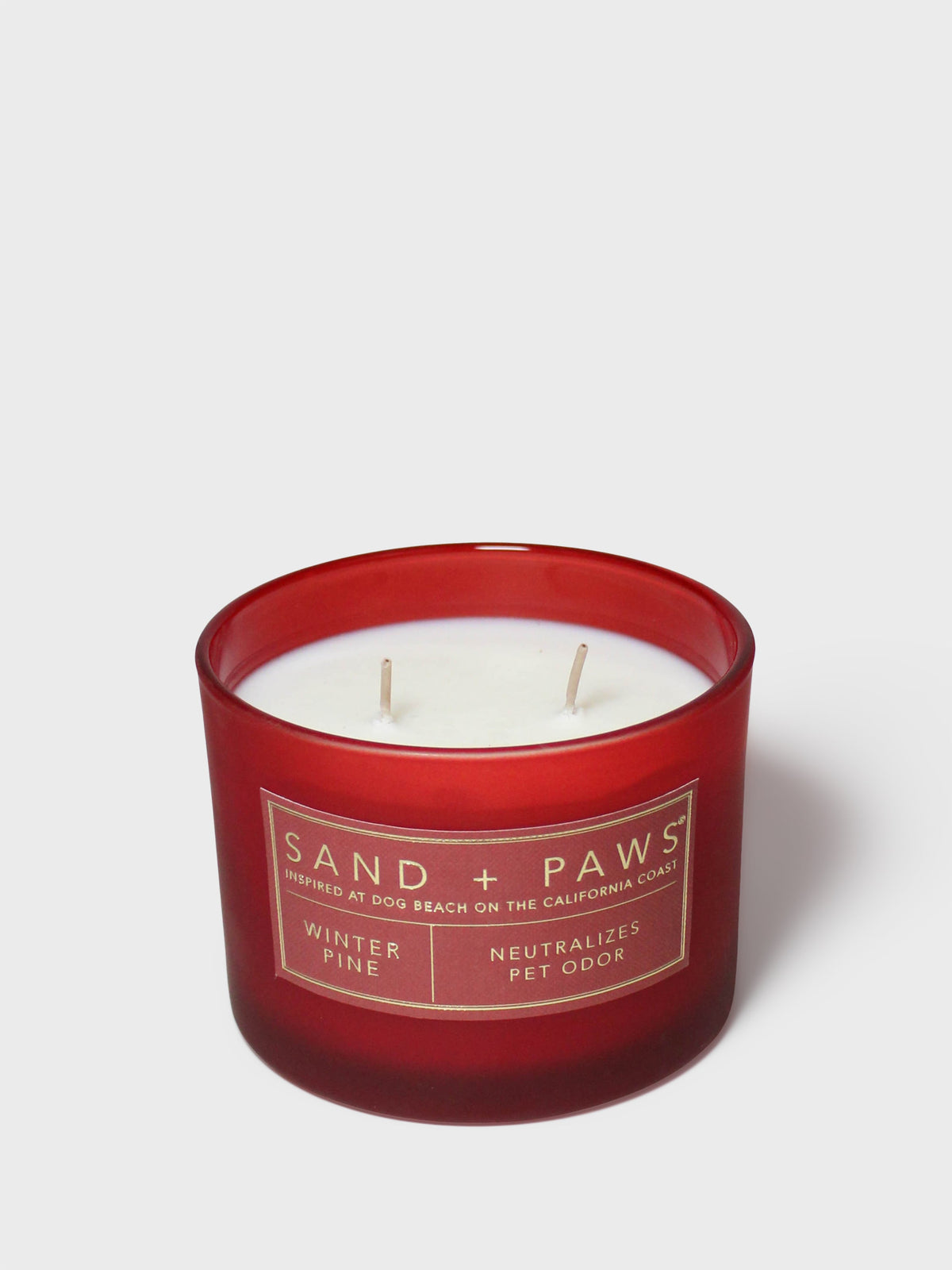Sand + Paws Winter Pine 12 oz Scented Candle