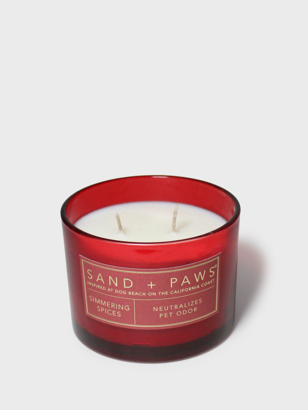 Sand + Paws Simmering Spices 12 oz scented candle