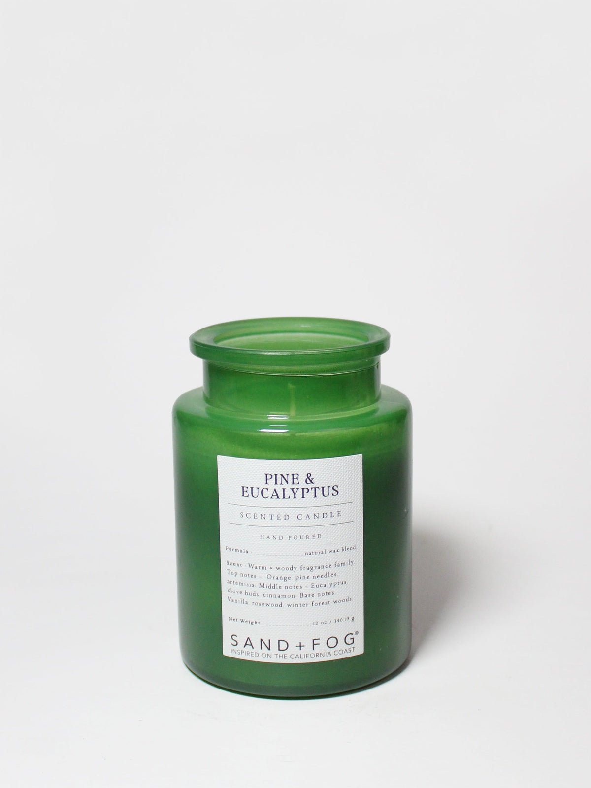 Pine & Eucalyptus 12 oz scented candle
