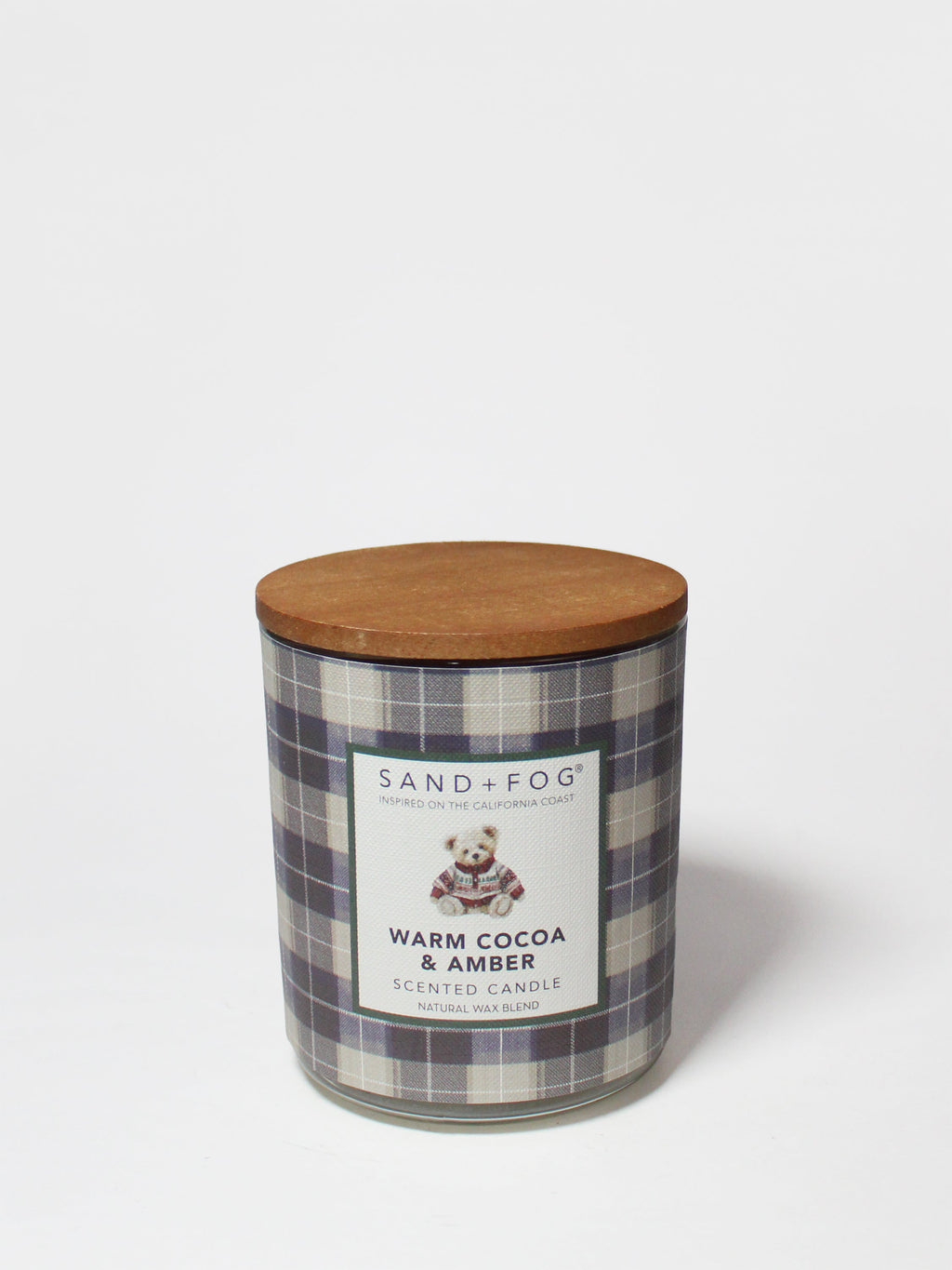 Warm Cocoa & Amber 10 oz scented candle